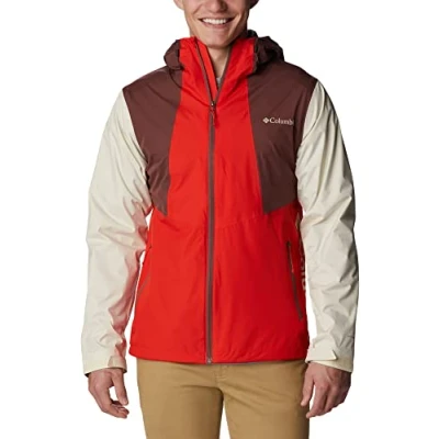 Imagen de Columbia Inner Limits Jacket, Chubasquero Impermeable para Hombre, Stone Green/Shark/Dark Stone, Talla XXL