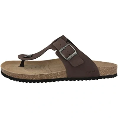 Imagen de Geox U Sandal Ghita D, Sandalias Hombre, Marrón Dk Coffee, 41 EU