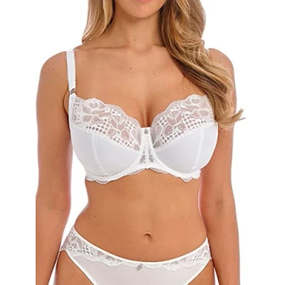 Imagen de Fantasie Brasier Reflect con aros y soporte lateral para mujer, Blanco, 80G