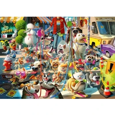 Imagen de Ravensburger The Dog Walker Rompecabezas de 1000 piezas para adultos 12000876 Herramientas hechas a mano, fabricado en Alemania, cada pieza encaja perfectamente