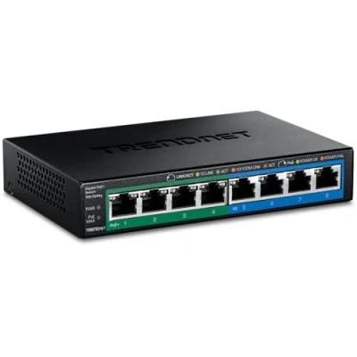 Imagen de TRENDnet TPE TG44g Conmutador de 8 puertos (Gigabit PoE+ GREENnet)