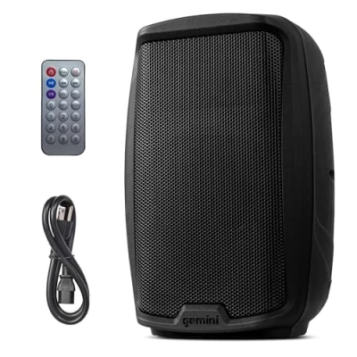 Imagen de Gemini Sound AS 2115BT Active Bluetooth PA, Woofer de 15 pulgadas 2000W WATTS DJ altavoces, SD, USB, entrada/salida XLR, micrófono 2 x 1/4 pulgadas/entradas RCA y AUX con asas, TWS