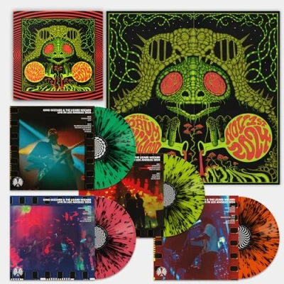Imagen de King Gizzard Live In Los Angeles 4 Vinilos &amp; The Lizard Wizard