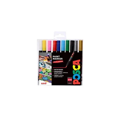 Imagen de Posca PCF 350 Pack de 10 rotuladores pintura al agua, multicolor