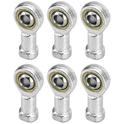 Imagen de QWORK® 6 Piezas M8 x 1.25 Cojinete de Extremos Varilla, 8mm Rodamiento Rotula Rosca Hembra