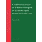 Imagen de Contribucion Al Estudio De Las Entidades Religiosas En El Derecho Espa