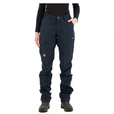 Imagen de Fjällräven Karla Pro Trousers Curved W Pantalón Largo, Mujer, Azul (Dark Navy), 42
