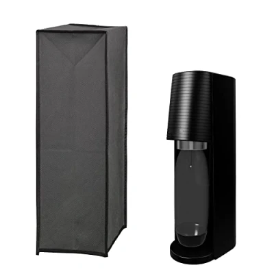 Imagen de kwmobile Funda compatible con Soda Stream Terra Cubierta protectora antipolvo para máquina de agua gas gris oscuro