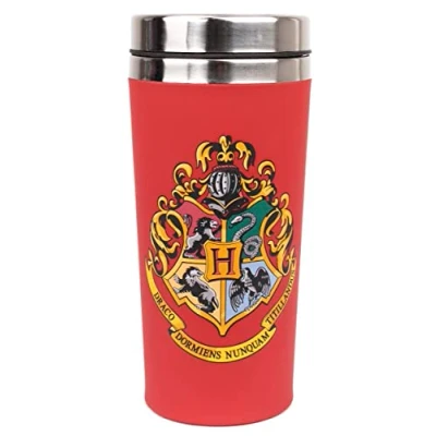 Imagen de Harry Potter Taza de viaje HP 450 ml/15 oz Diseñado con doble pared acero inoxidable café fría y caliente Producto oficial
