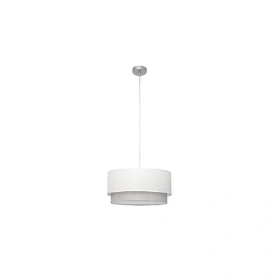 Imagen de Lampara Colgante Kenya 3xe27 Blanco/gris 40d de FABRILAMP.