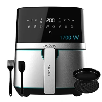 Imagen de ¡Oferta 22% ! Cecotec Cecofry Full Inox 5500 Freidora Sin Aceite