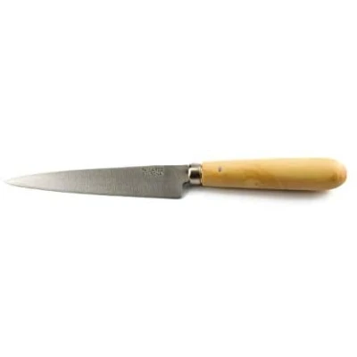 Imagen de PALLARES SOLSONA Cuchillo Degollar Conejo con Hoja de Acero Carbono y Mango Redondo Boj 12 cm