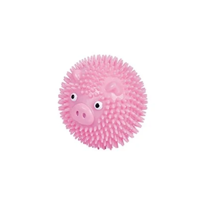 Imagen de Nobby TPR Pig Spiky Ball, 6,5 cm, Rosa