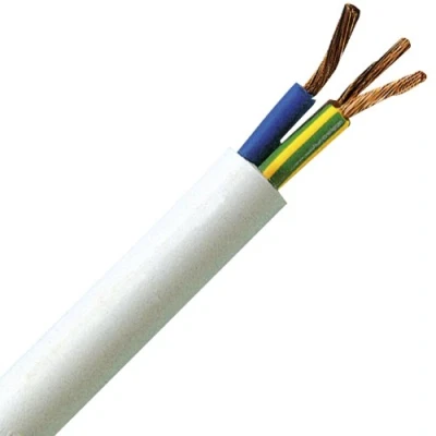 Imagen de Kopp 151805840 Conducto de tubo flexible (H05 VV F 3G, 1,5 mm², 5 m), color blanco