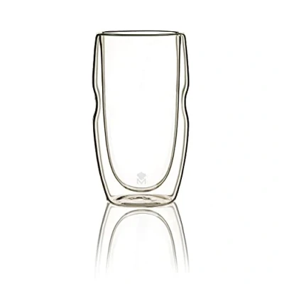Imagen de MasterPro Foodies Mixology Bowl de 360 ml Fabricado Borosilicanto Transparente Soporta Cambios Bruscos Temperatura Doble Cristal Apto Lavavajillas Libre Tóxicos