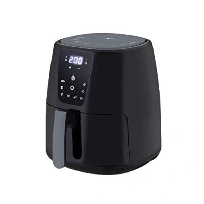 Imagen de Freidora de aire Jata JEFR1225, 5 l, 1300 W, Hasta 200C, Pantalla digital inteligente, Negro