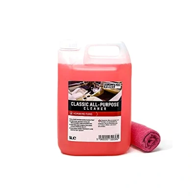 Imagen de detailmate ValetPro Classic All Purpose Cleaner Limpiador concentrado multiusos bidón de 5 L, incluye paño microfibra para la limpieza interior