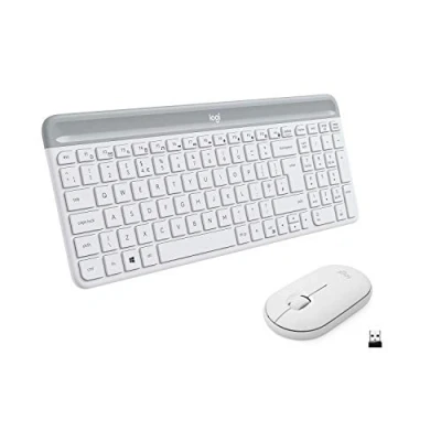 Imagen de Pack Teclado + Ratón Logitech MK470, Inalámbrico, ambidiestro, USB, Windows, Teclas de acceso directo, Pilas +18 meses, Blanco