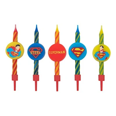 Imagen de Cinereplicas DC Comics Velas Superman (Set de 10) Licencia Oficial