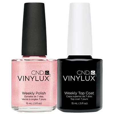 Imagen de Cnd Vinylux Grapefruit Sparkle plus Top Coat, Esmalte de uñas 1 unidad