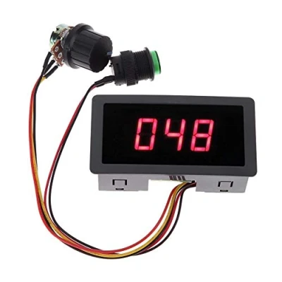 Imagen de DollaTek Regulador Digital de Velocidad Variable del Controlador Motor DC 6V 12V 24V PWM