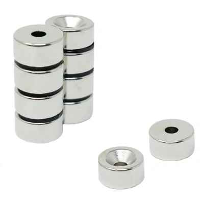 Imagen de FIRST4MAGNETS Magnet de Neodimio Para Artes, Manualidades, Fabricacion Modelos, Bricolaje, Pasatiempos, Oficina Y Hogar 15mm Diametro x 7.5mm Espesor 4.2mm C/Fregadero