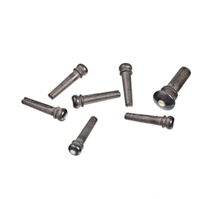 Imagen de Planet Waves Ebony Bridge Pins with End Pin Set Abalone Inlay