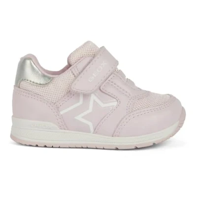 Imagen de Geox B Rishon Girl A, Zapatillas Bebé Niñas, Rosa y Plateado, 23 EU