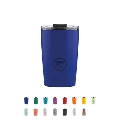 Imagen de Termo Café Bebidas Calientes 5 Horas y Frías 10 330 ml Vaso Térmico de Acero Inoxidable Libre BPA Tapa Hermética Diseño Antimanchas Vivid Blue Cool Bottles