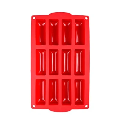 Imagen de Jata HOGAR HMOL5211 Molde de Silicona antiadherente para cocina y repostería. Exclusivo del Chef Bosquet. 12 barritas. Apto horno, congelador, microondas lavavajillas