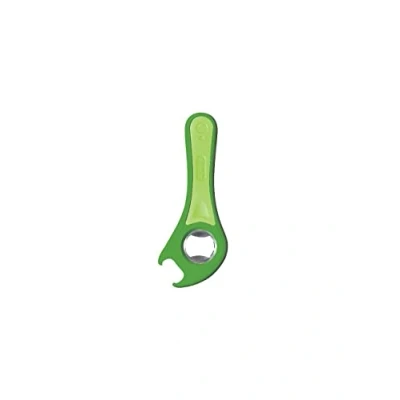 Imagen de Zyliss E24225 5 Way Abridor Multifunción en 1, Plástico/Acero inoxidable, Verde, Multifuncional Abrebotellas/Abridor de Tarros/Abrelatas, Apto Para Lavavajillas