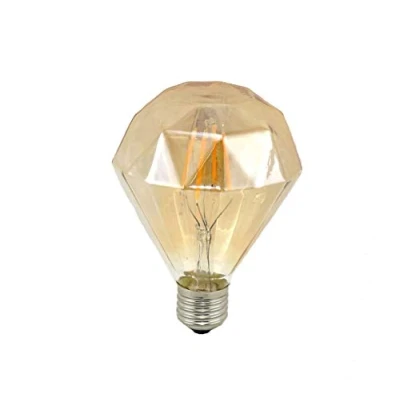 Imagen de Bombilla LED Filamento 4W 400lm E27 Luz Cálida 2700K (Diamante)