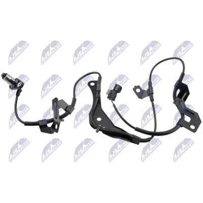 Imagen de NTY HCA MS 091 Sensor de ABS Eje delantero, izquierda con cable para vehículos 2polos