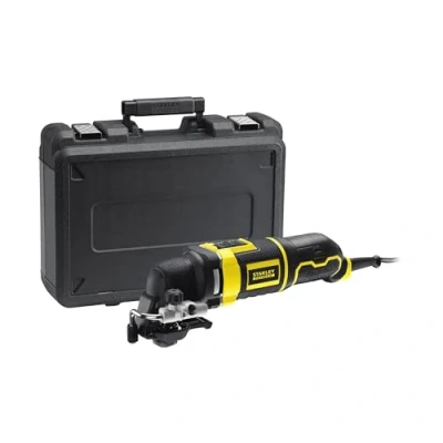 Imagen de STANLEY FATMAX Multiherramienta Oscilante 300W, Cambio de Accesorios sin Herramientas, Velocidad Variable, Cortes Precisos y Eficientes, Incluye 18 Maletín FME650K QS
