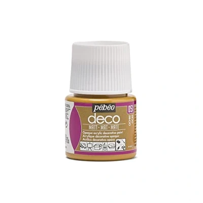 Imagen de Pébéo Pintura acrílica multisoporte Color Opaco Acabado Mate Ocre 45ml