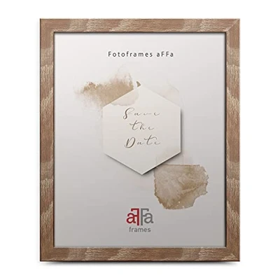 Imagen de aFFa frames Hekla marco de fotos MDF, con cristal acrílico, roble claro, 30 x 40 cm