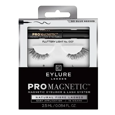 Imagen de Eylure Pestañas Pro Magnetic Natural Fibre, Fluttery Light Nº 007