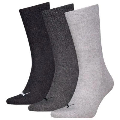 Imagen de PUMA Cushioned Calcetines de tripulación, Gris, 39/42 EU (Pack 3) Unisex Adulto