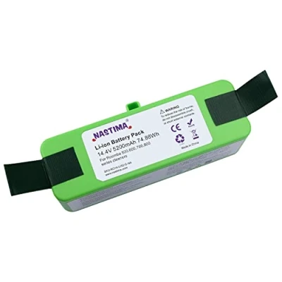 Imagen de NASTIMA Xlife 14.4V 5200mAh Batería de Iones Litio Compatible con iRobot Roomba 985 980 960 895 890 880 870 860 790 780 770 760 695 690 680 675 650 640 620 614