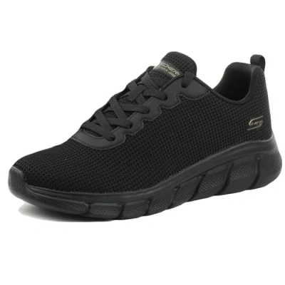 Imagen de Skechers Bobs B Flex Esencia Visionaria, Zapatillas de Deporte Mujer, Ribete Punto Negro, 38.5 EU