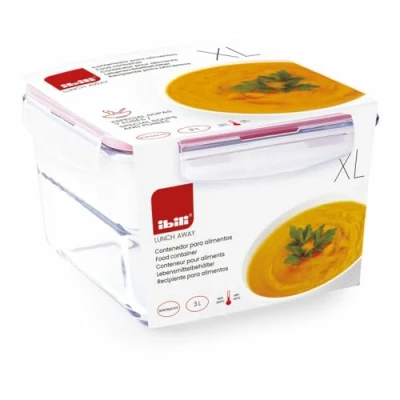 Imagen de IBILI Taper para Sopa XL 2,5 Litros Borosilicato con Tapa de Plástico Hermético