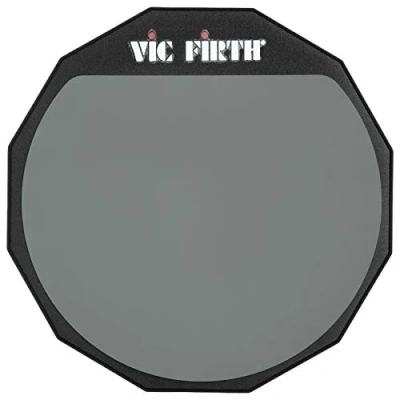 Imagen de Vic Firth de un solo lado almohadilla práctica para batería con Logotipo 30,5 cm (12 inch)