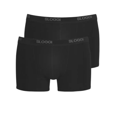 Imagen de sloggi Men Basic Short Shorts, Negro, M para Hombre