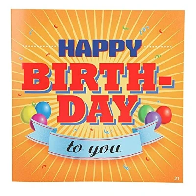 Imagen de Depesche 3868.021 tarjeta de felicitación con música, cumpleaños, multicolor , color/modelo surtido