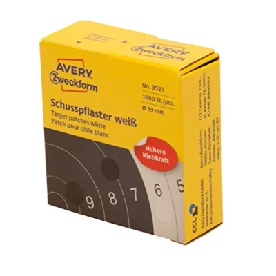 Imagen de Avery Zweckform 3521 Target Patches 19 mm 1000 Labels White