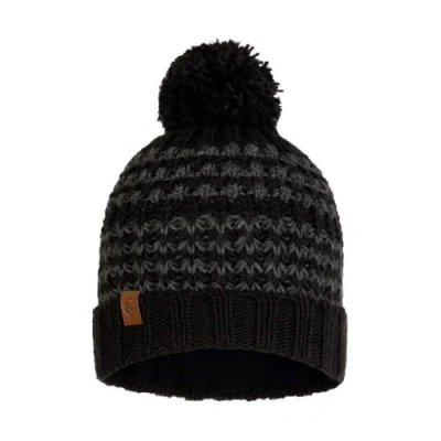 Imagen de Buff Kostik Gorro Tricot Y Polar, Unisex Adulto, Black, Talla única, Negro