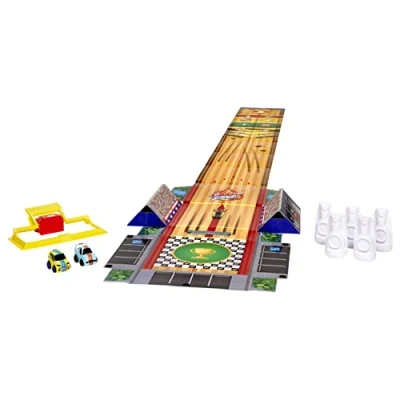 Imagen de little tikes My First Cars Crazy Fast Set de Juego ROWLIN &#039;Bowlin&#039; RACIN &#039;3 en 1 Incluye 3 Juegos y 2 Coches Juguete Corre hasta 15 m Desarrolla la imaginación Edad: 3+ años