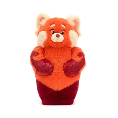 Imagen de Disney Store: Peluche de Mei Lee, Red, 24 cm, el Presenta Detalles Bordados y está confeccionado en un Tejido Suave al Tacto. Incluye Mochila, Adecuado para Todas Las Edades