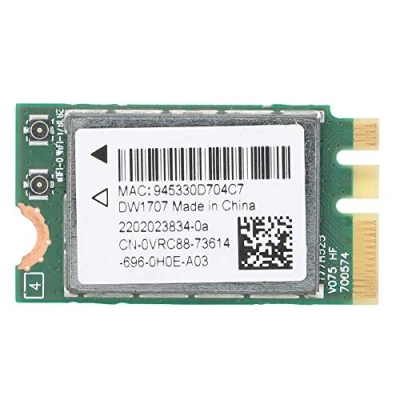 Imagen de Annadue Tarjeta de Red para DELL Wireless DW1707, M.2 NGFF 300M inalámbrica Bluetooth 4.0, con Chip Qualcomm Atheros QCA9565 QCNFA335
