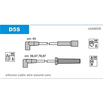 Imagen de JANMOR D5S Juego de Cables Encendido